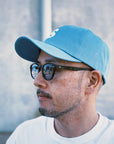 COTTON LOGO DEEP CAP / LIGHT BLUE