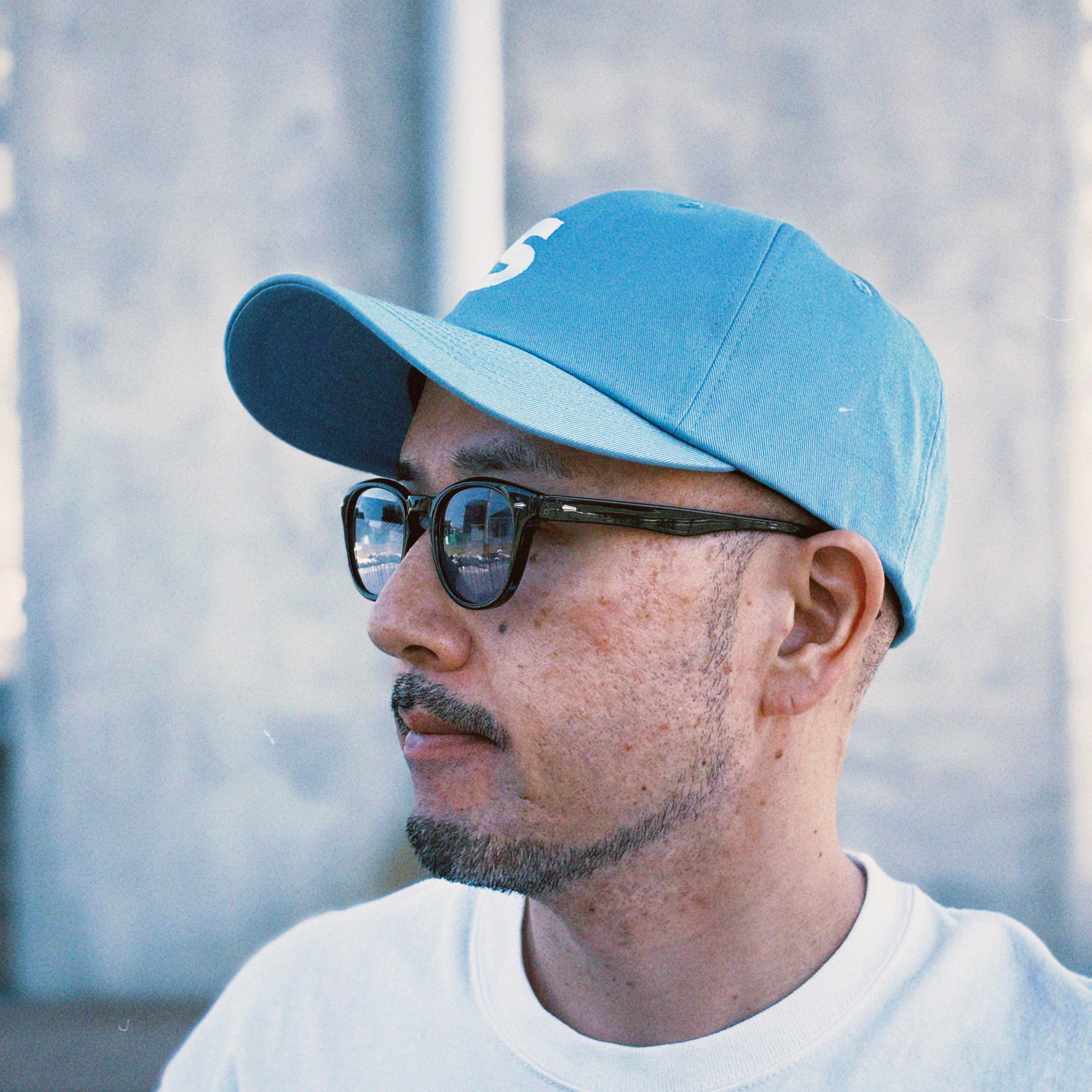 COTTON LOGO DEEP CAP / LIGHT BLUE – SNAZE
