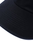 COTTON DEEP CAP / BLACK